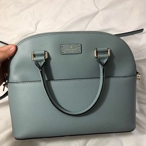Kate Spade Blue Leather Satchel